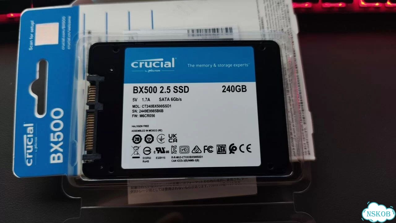 Ssd crucial bx500 240 Gb фото 1