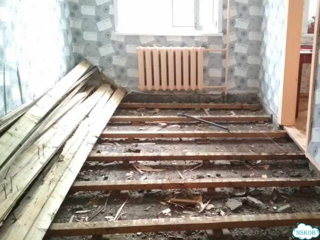 Ремонт полов замена пола фото 8