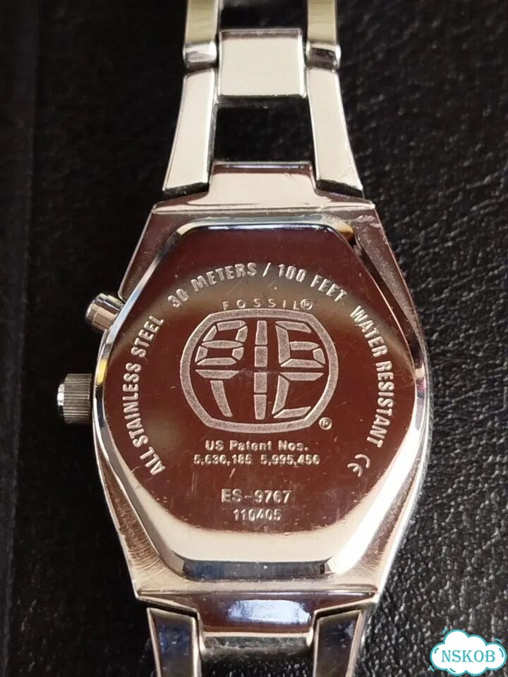 Редчайшие часы fossil ES-9767 BIG TIC.винтаж фото 7