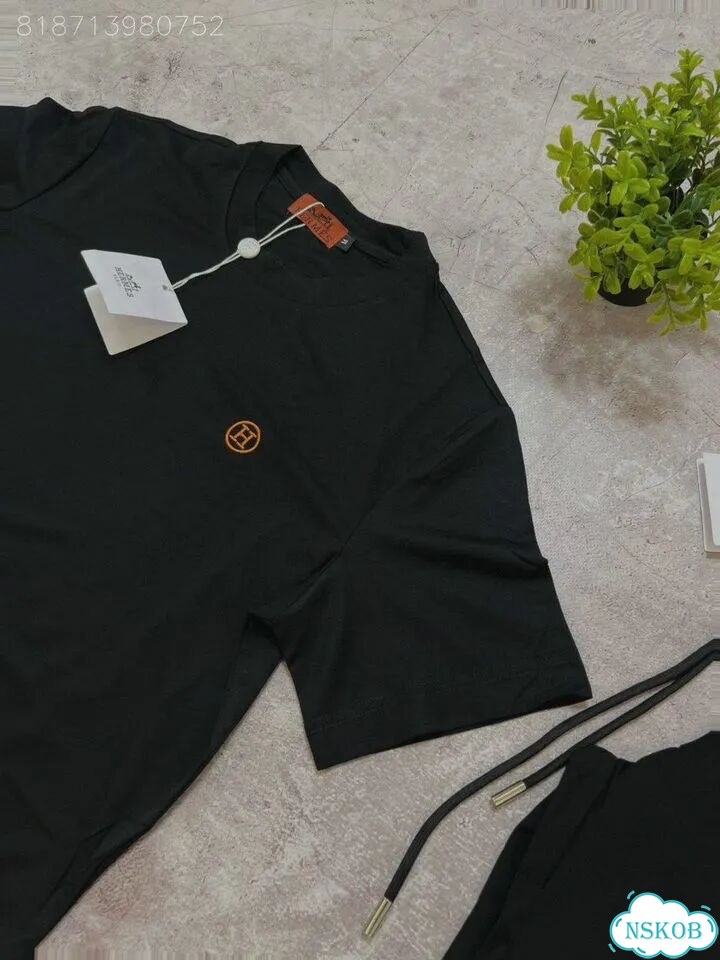 Костюм штаны с футболкой Hermes фото 2