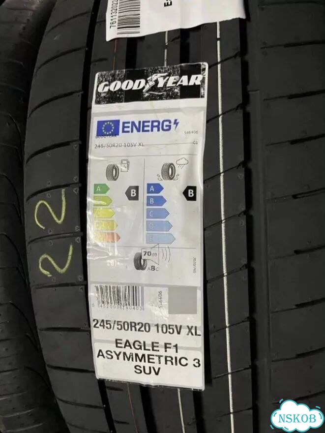 Goodyear Eagle F1 Asymmetric 3 SUV 245/50 R20 фото 1
