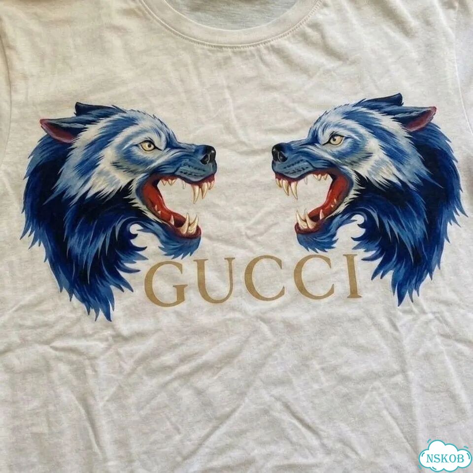 Футболка gucci wolf фото 3