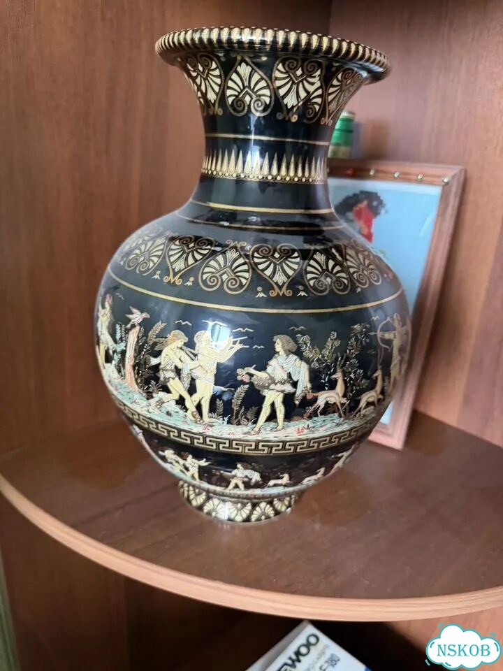 Ваза греческая 24 karat gold фото 1