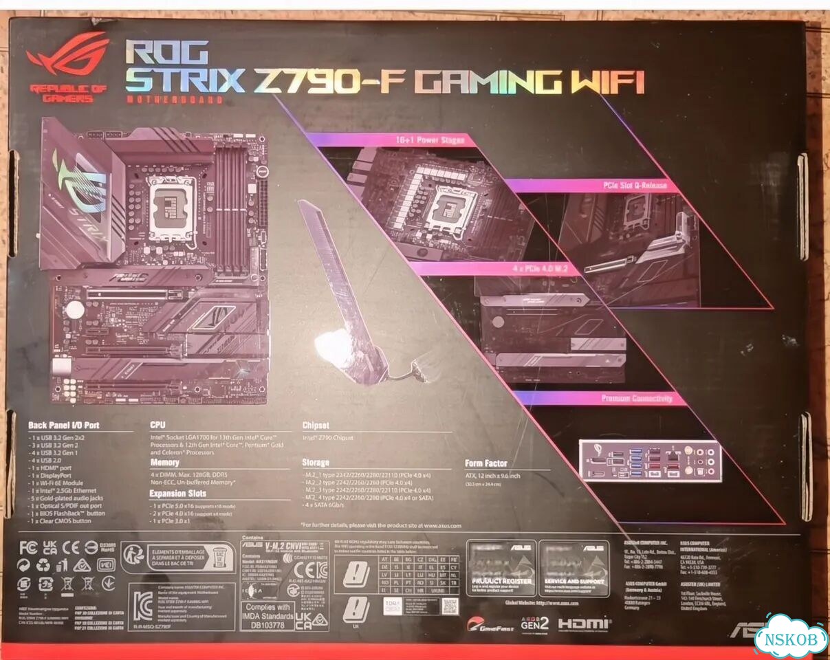 Asus ROG Strix Z790-F Gaming wifi фото 2