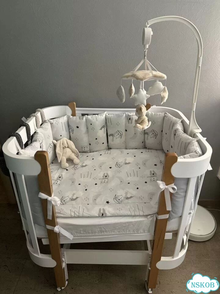 Кроватка happy baby mommy lux с маятником фото 1