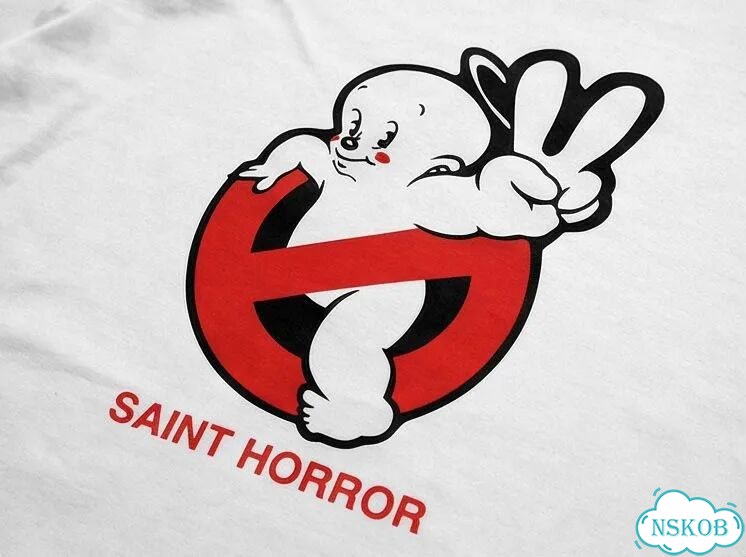 Лонгслив мужской белый Saint Mxx Horror opium archive gothic AC0122 фото 5