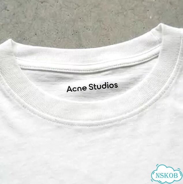 Футболка белая Acne Studios 19.96 streetwear vintage unisex DAC0083 фото 4
