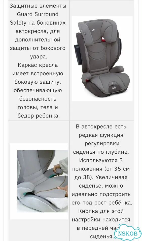 Автомобильное кресло фото 5