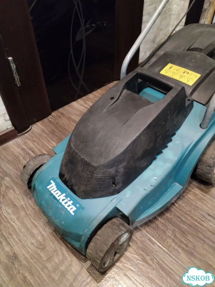 Газонокосилка электрическая makita бу на запчасти фото 3