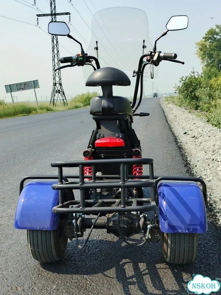 Электроскутер-трицикл CityCoCo trike classic GT X5 фото 4