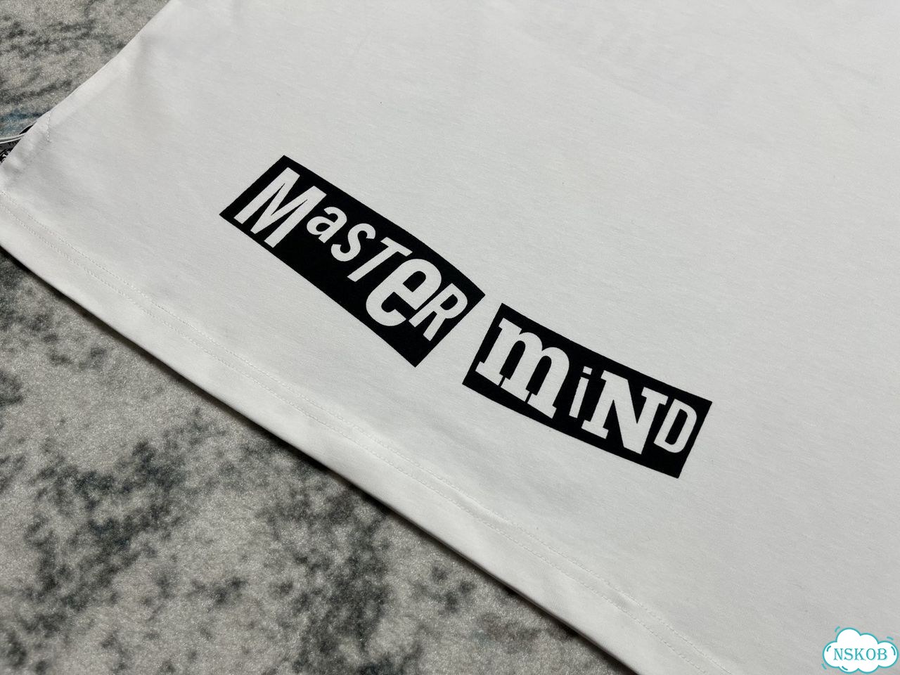 Футболка Mastermind белая фото 3