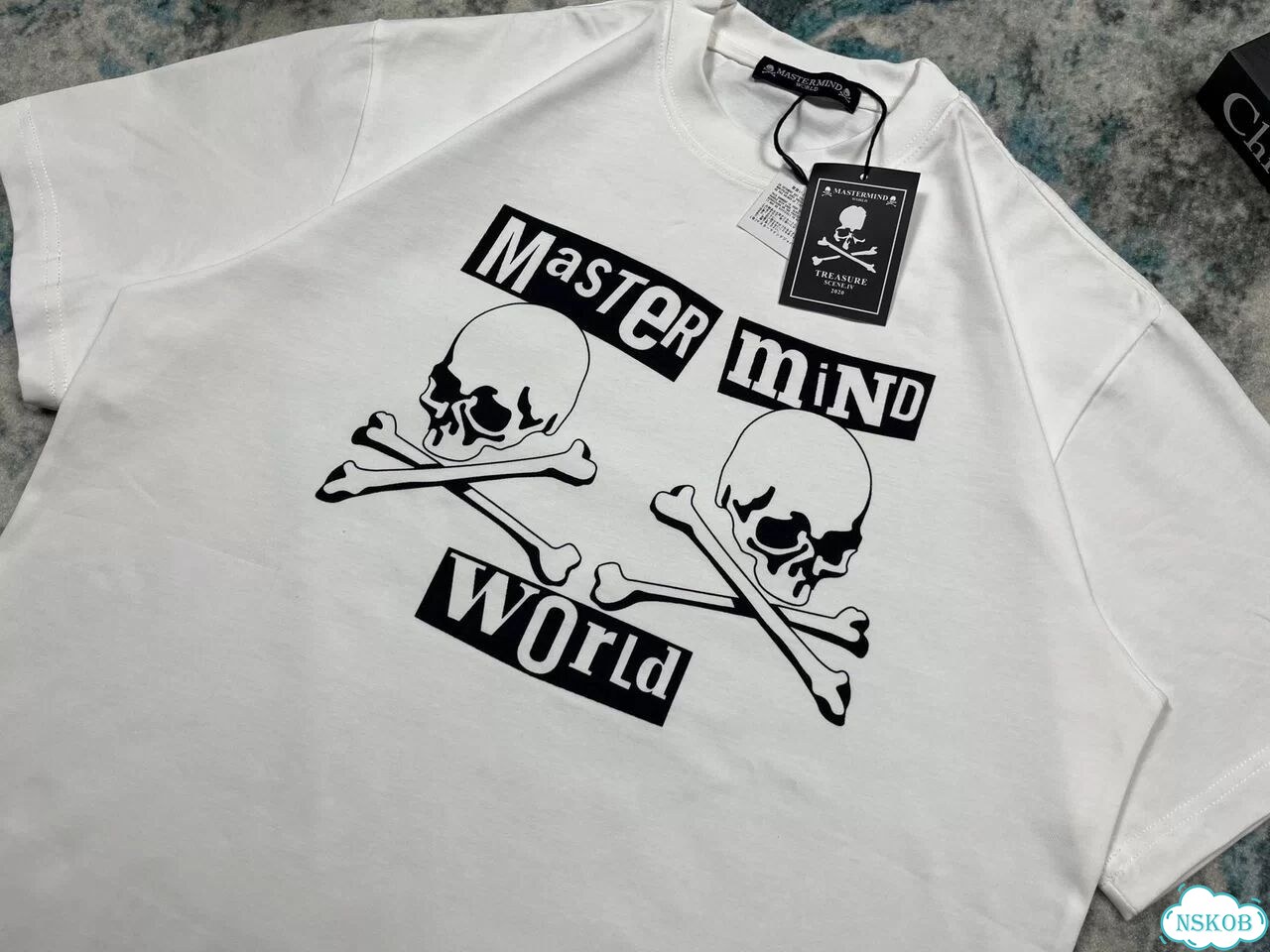 Футболка Mastermind белая фото 5