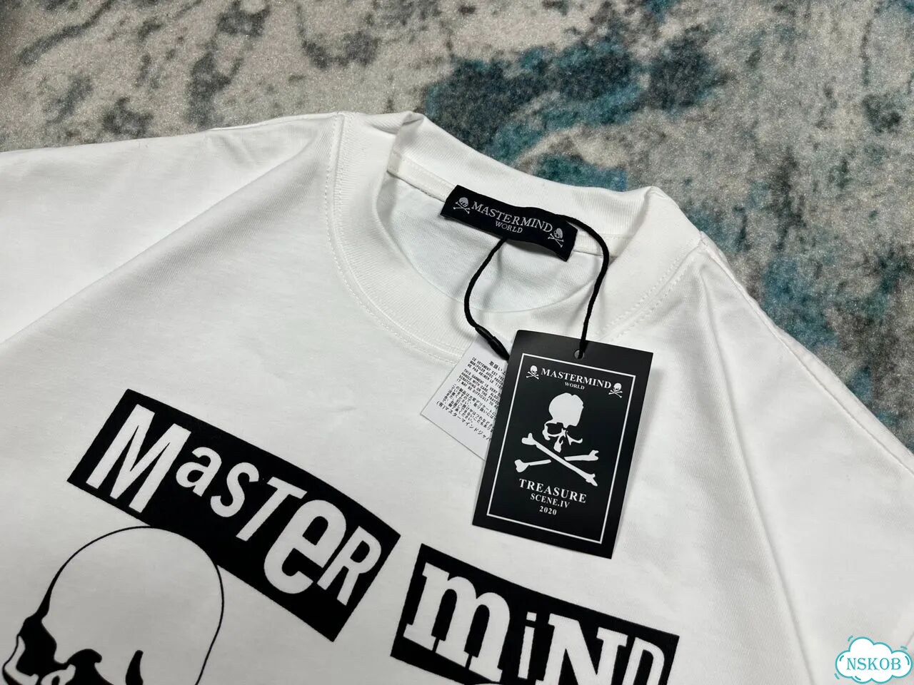 Футболка Mastermind белая фото 6