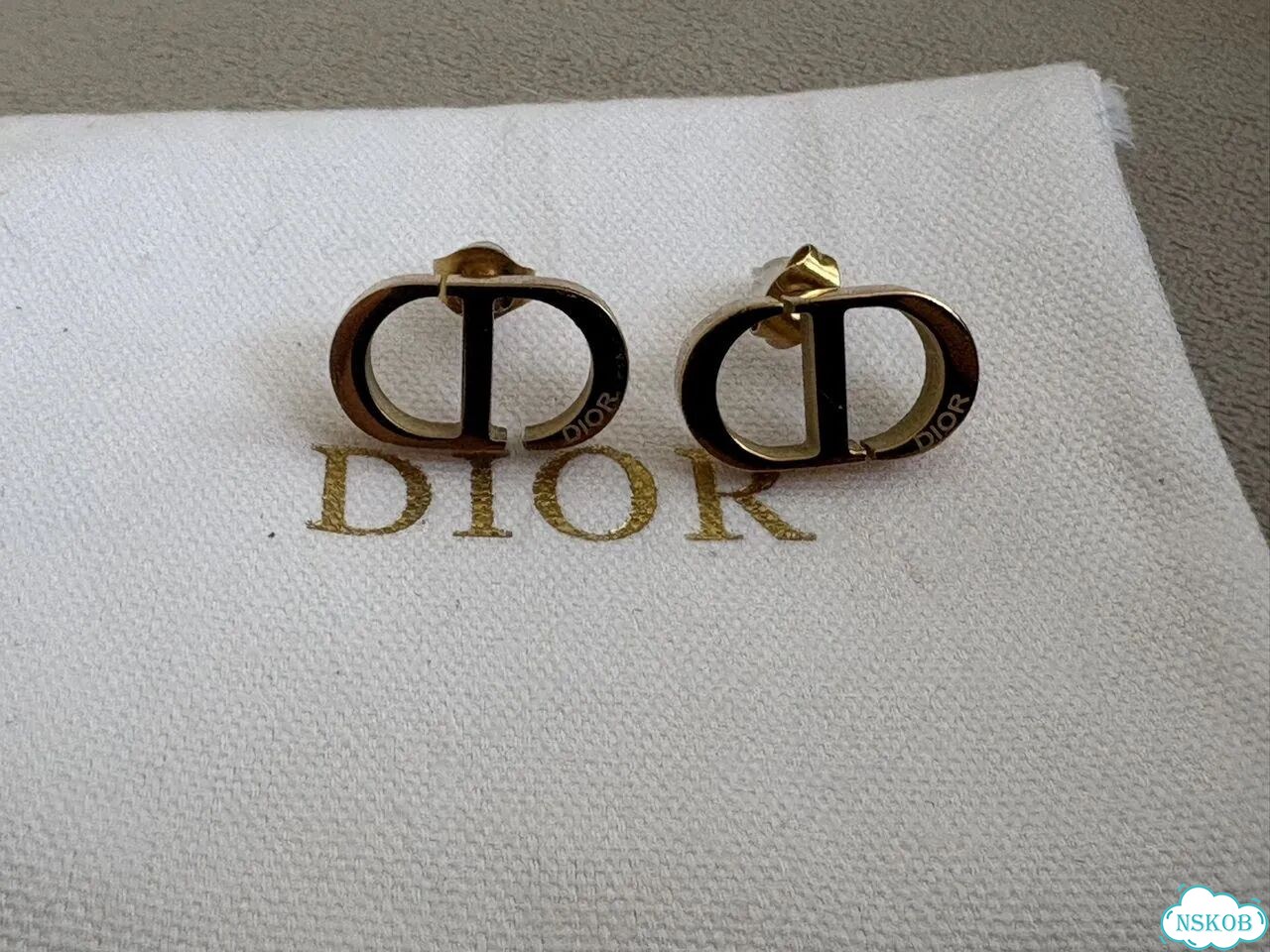 Пусеты Dior vintage оригинал фото 2