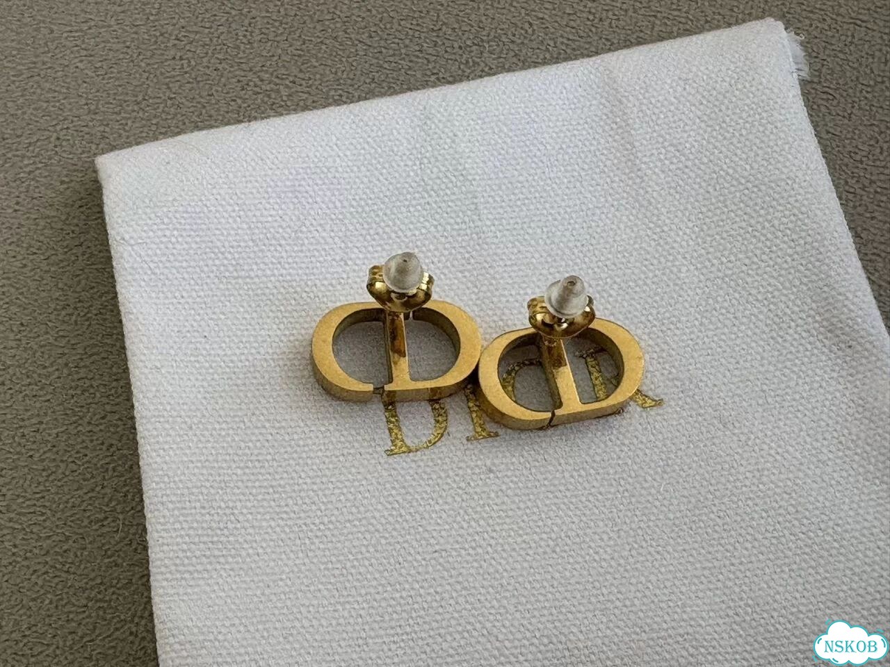 Пусеты Dior vintage оригинал фото 3