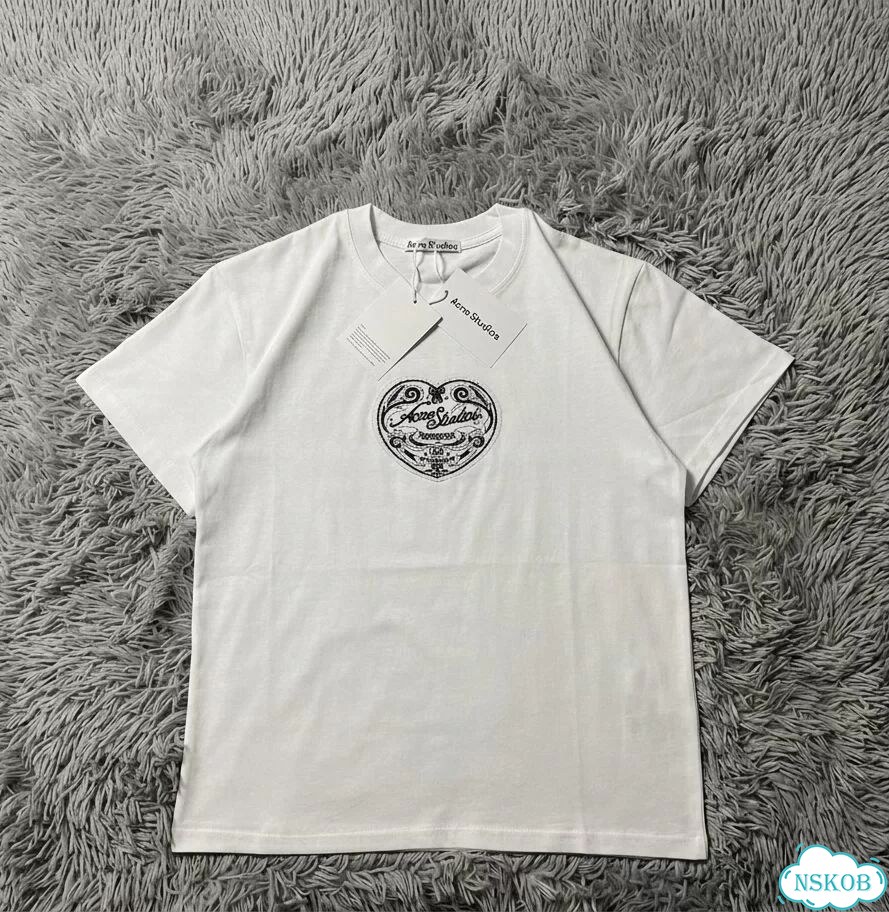Футболка Acne Studios Белая фото 2