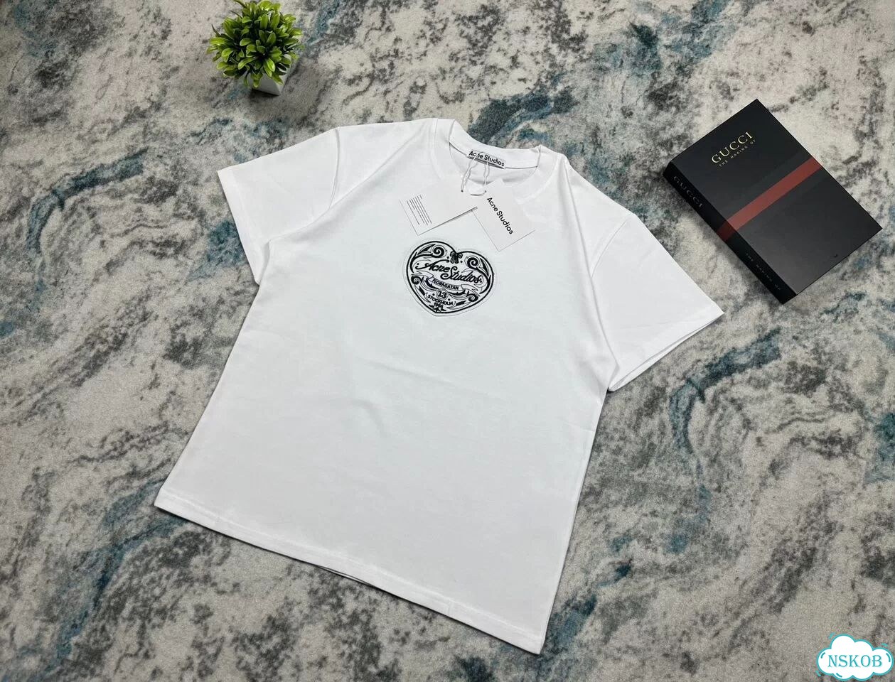 Футболка Acne Studios Белая фото 3