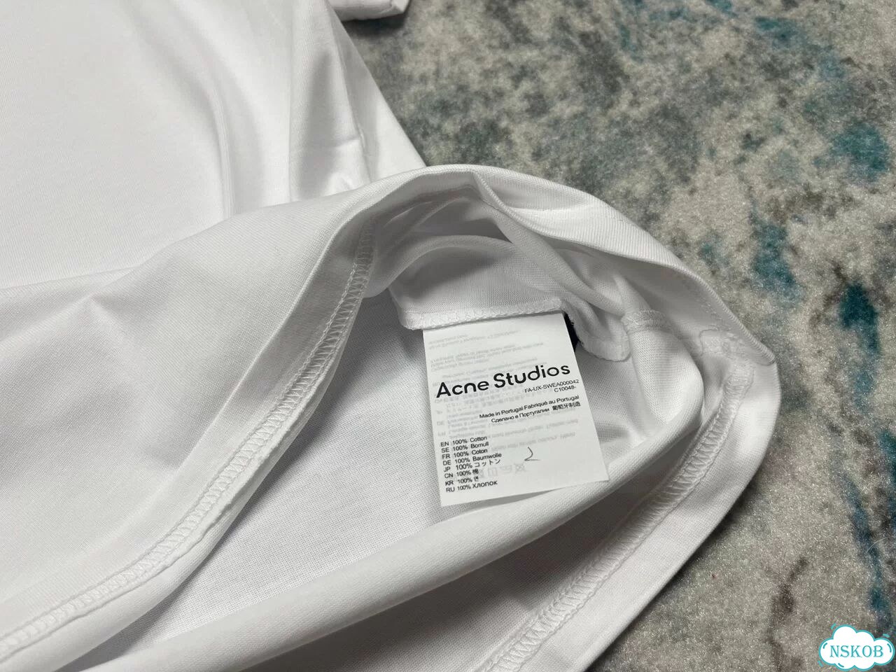 Футболка Acne Studios Белая фото 7