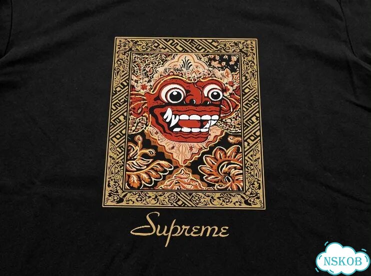 Лонгслив мужской Supreme черный ss21 week 14 Barong Patch streetwear vintage AC0104 фото 4