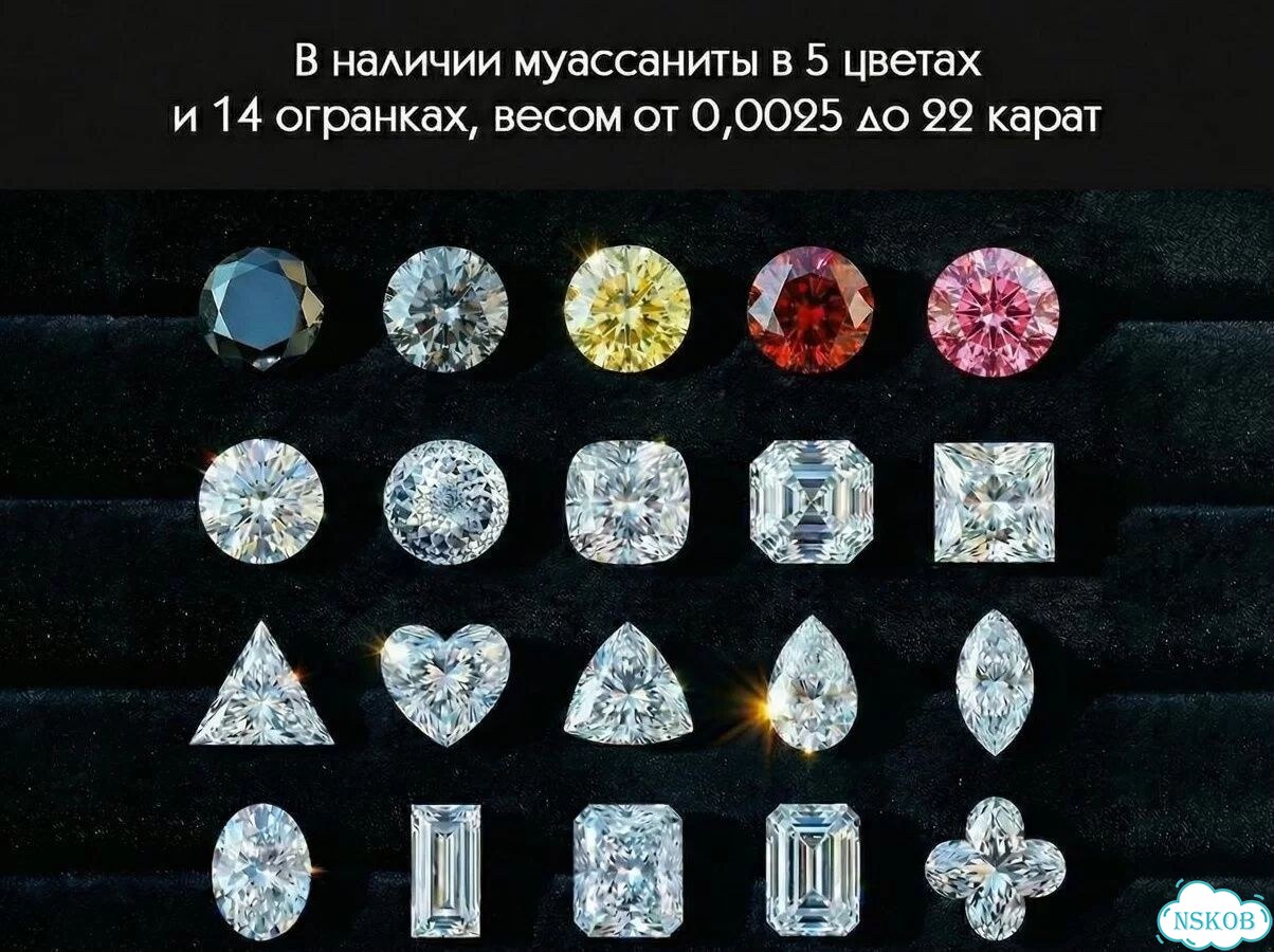 Муассанит в огранке Принцесса 8,5х8,5 мм 3,5 кр фото 3