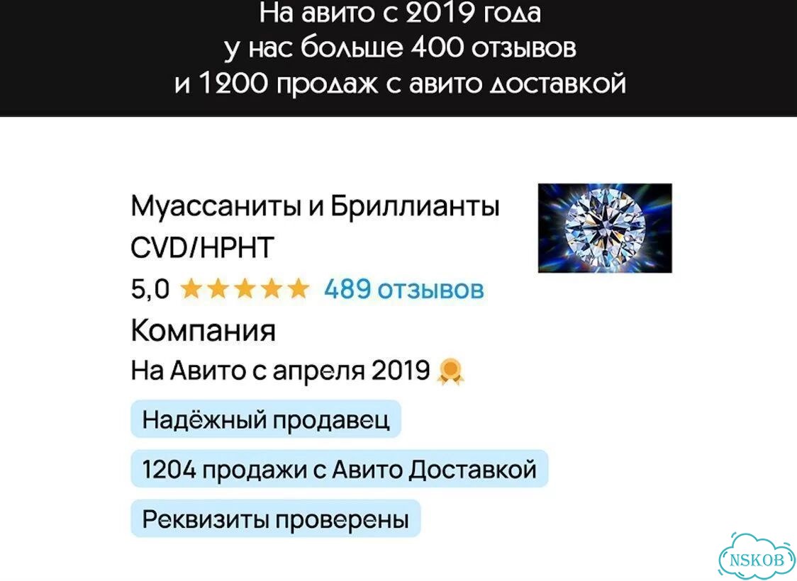 Муассанит в огранке Принцесса 8,5х8,5 мм 3,5 кр фото 8