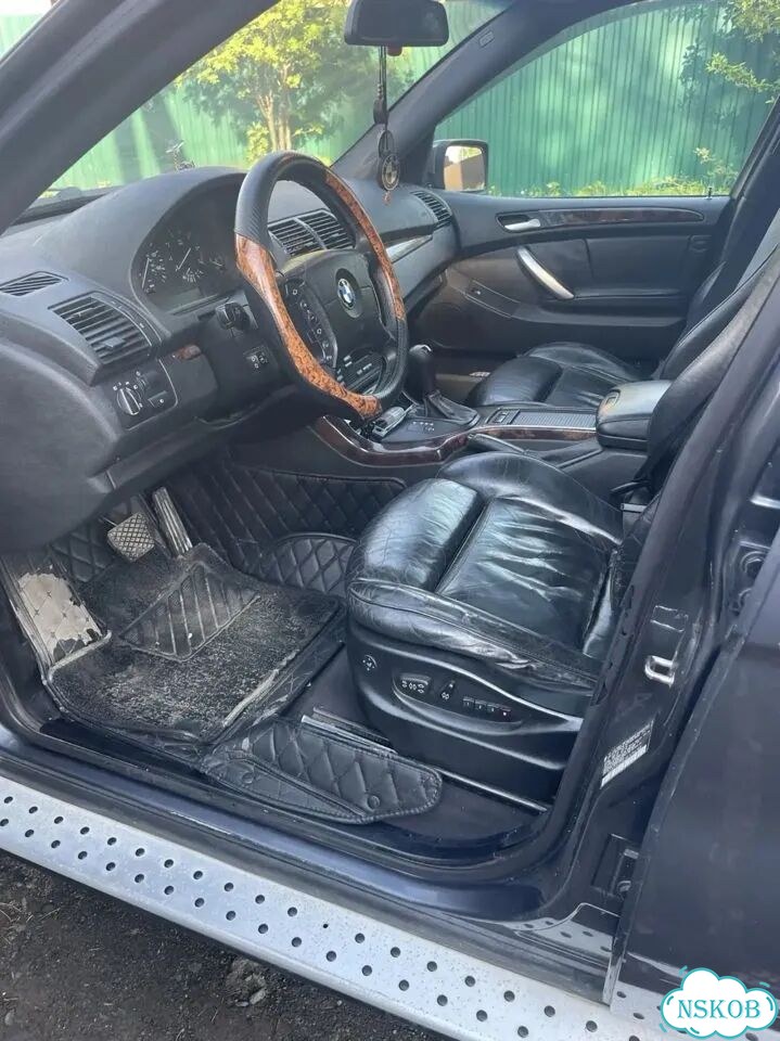 BMW X5 3.0 AT, 2003, битый, 400 000 км фото 8