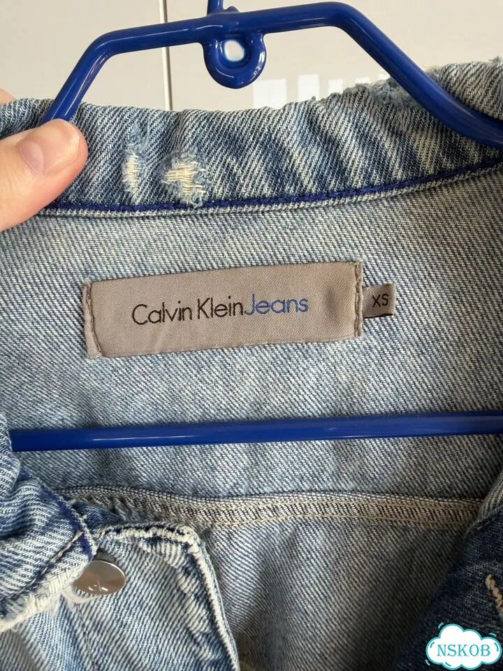 Джинсовая куртка Calvin klein женская xs фото 2
