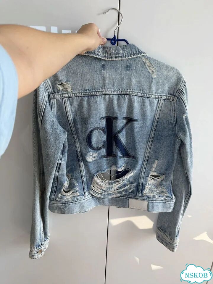 Джинсовая куртка Calvin klein женская xs фото 3