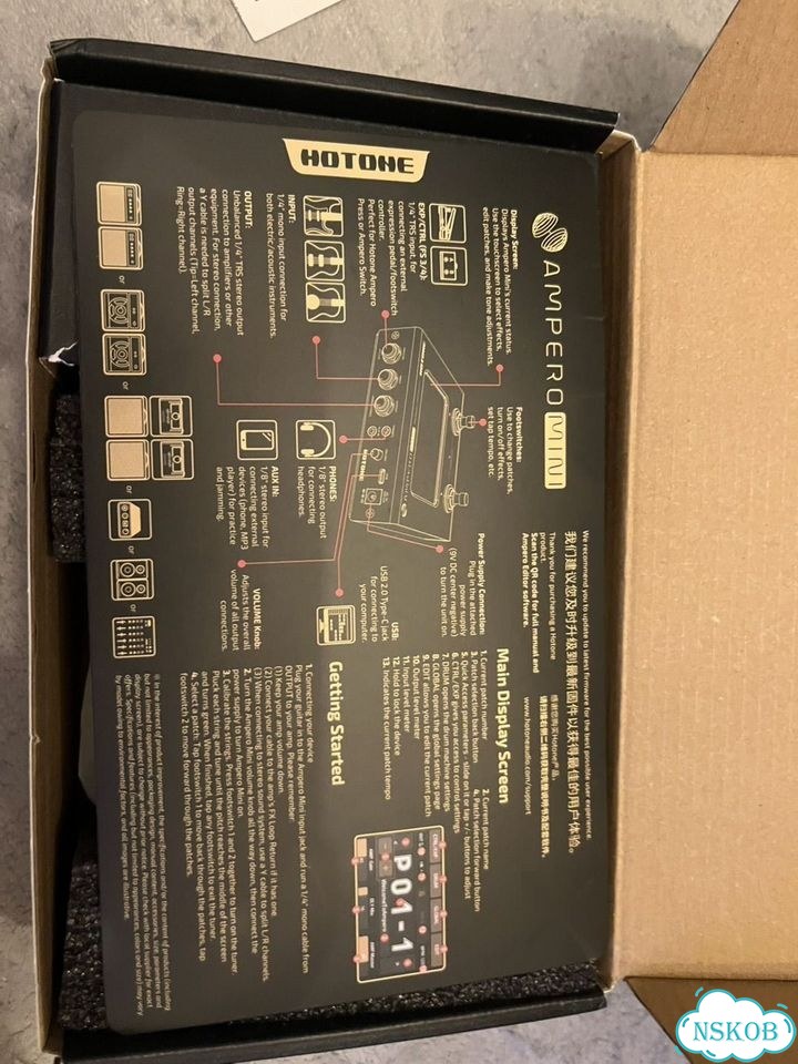 Hotone ampero mini + свич фото 5