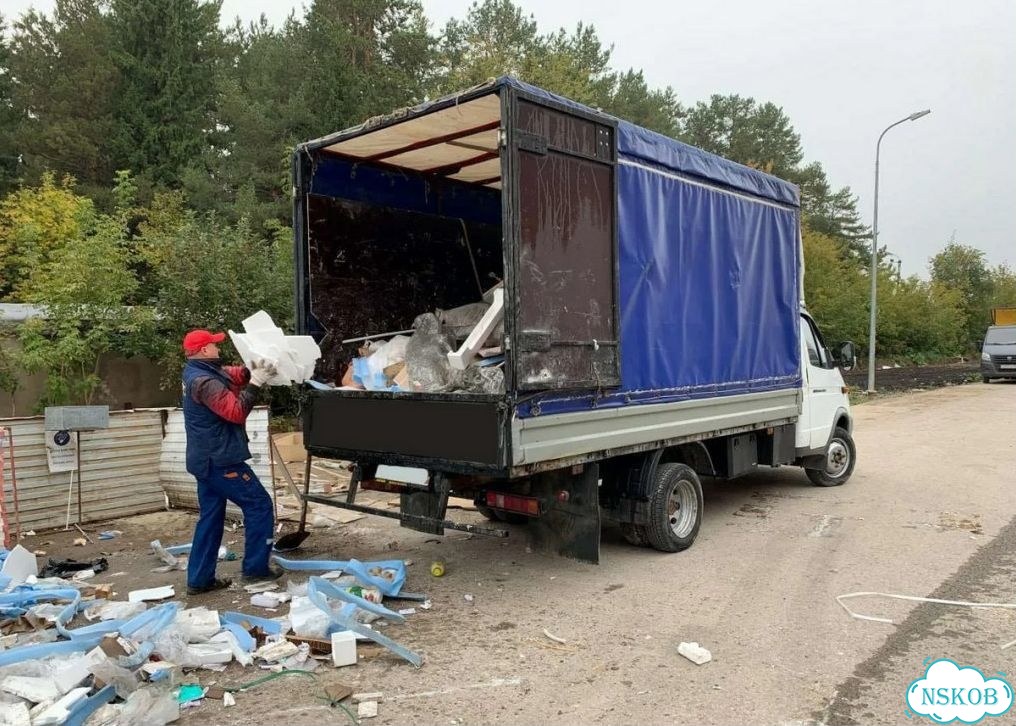Вывоз мусора в городе фото 6