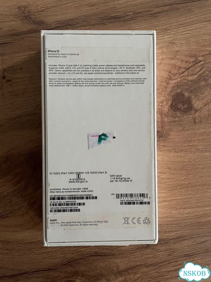 iPhone 13, 128 ГБ, SIM + eSIM фото 9