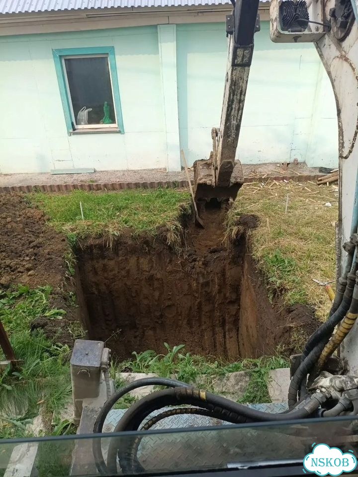 Монтаж Септика из жби V8,8m3 фото 3
