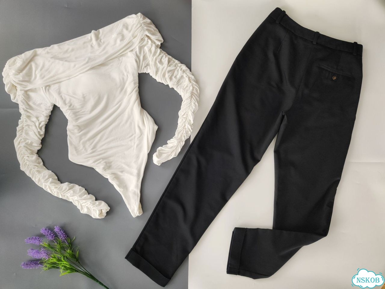 Женские вещи пакетом 42 44 брюки Zara черные боди фото 2