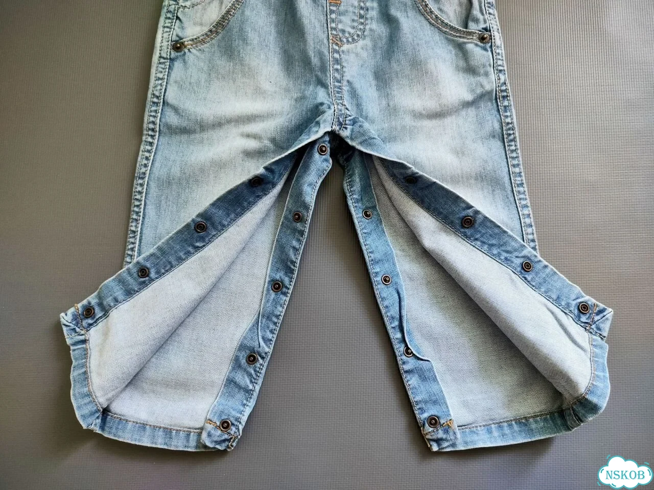Джинсовый комбинезон zara baby, 12-18 месяцев фото 6