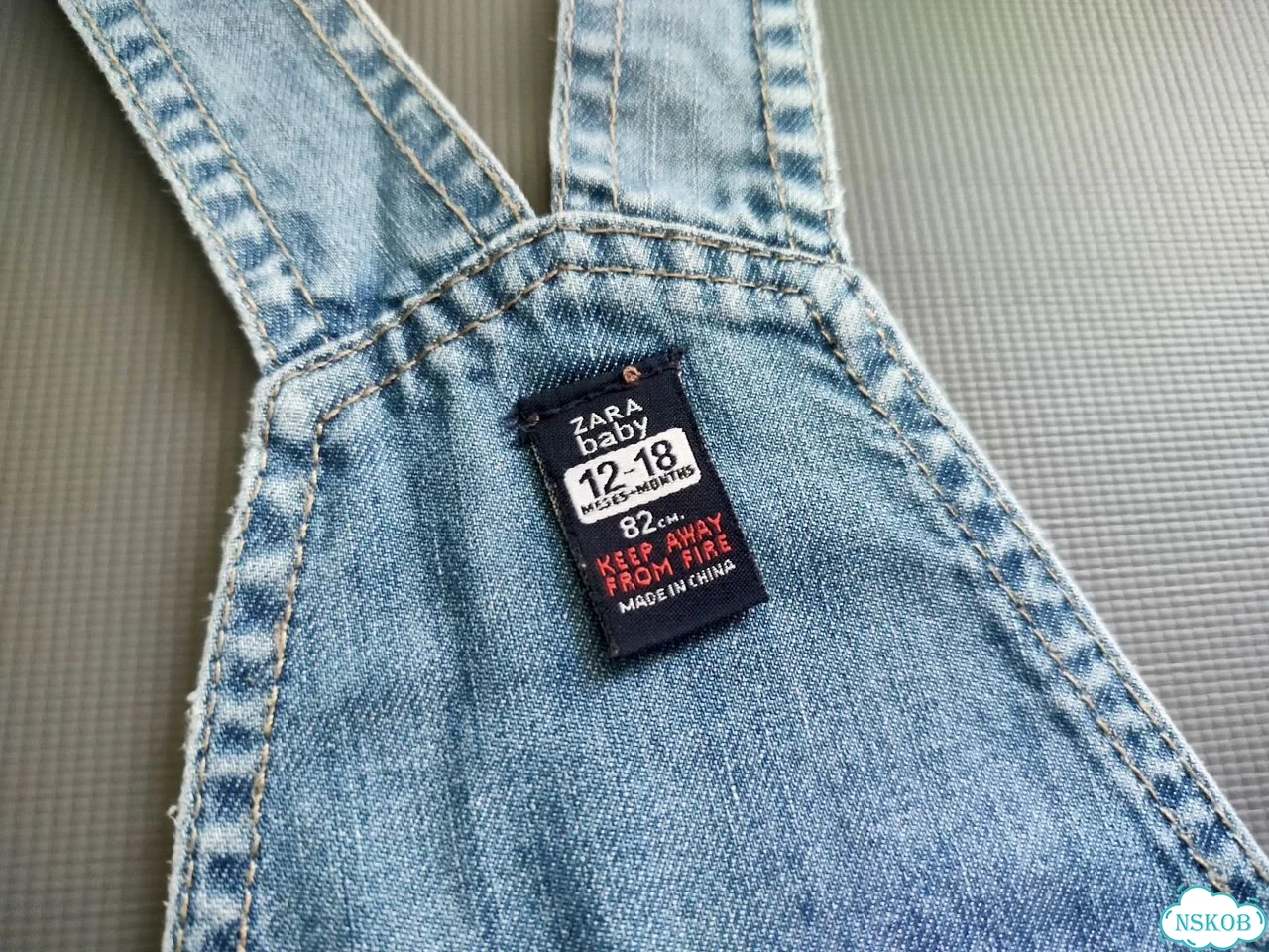 Джинсовый комбинезон zara baby, 12-18 месяцев фото 7