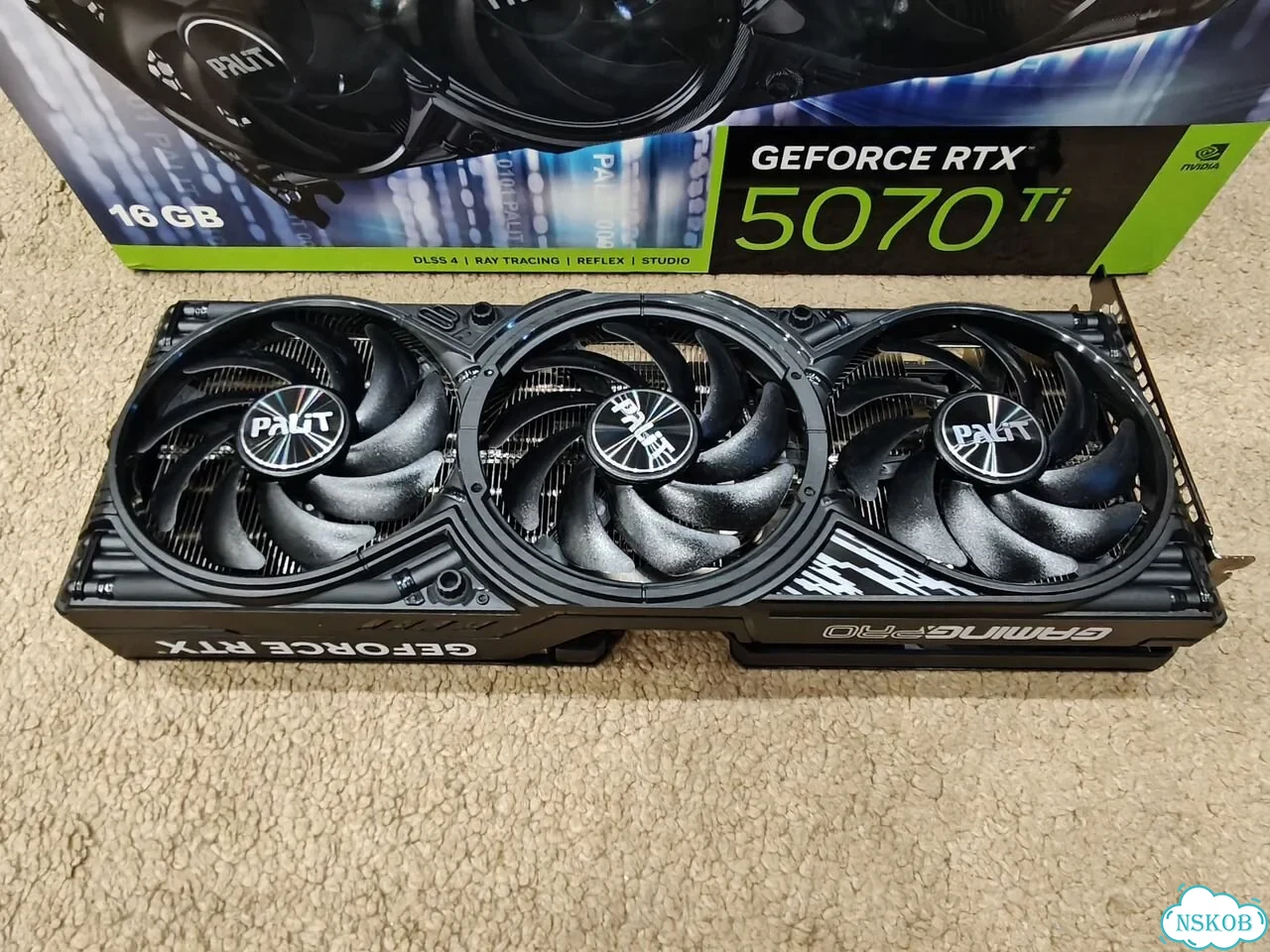 Palit RTX 5070 Ti 16gb на гарантии днс фото 2