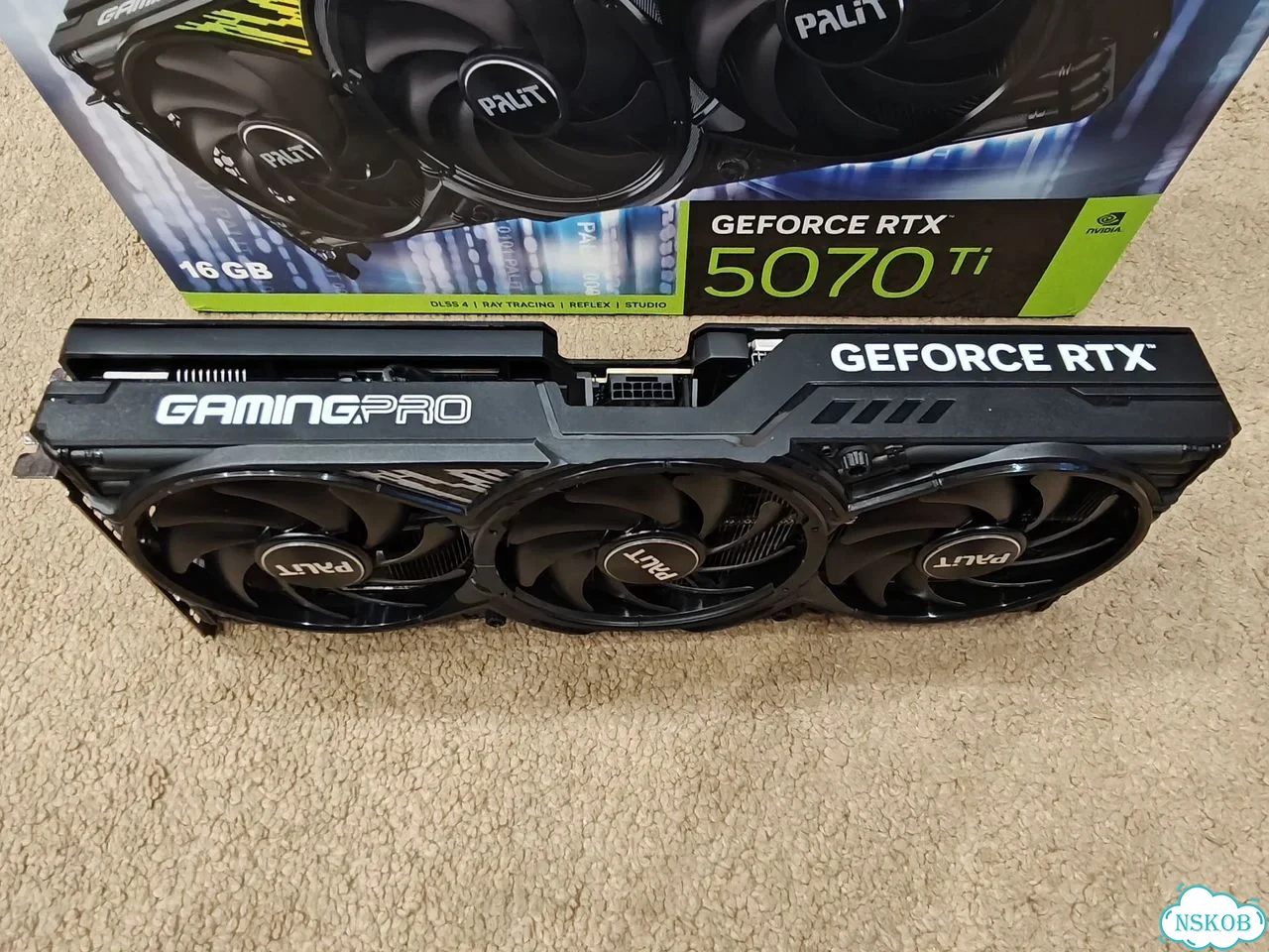 Palit RTX 5070 Ti 16gb на гарантии днс фото 3
