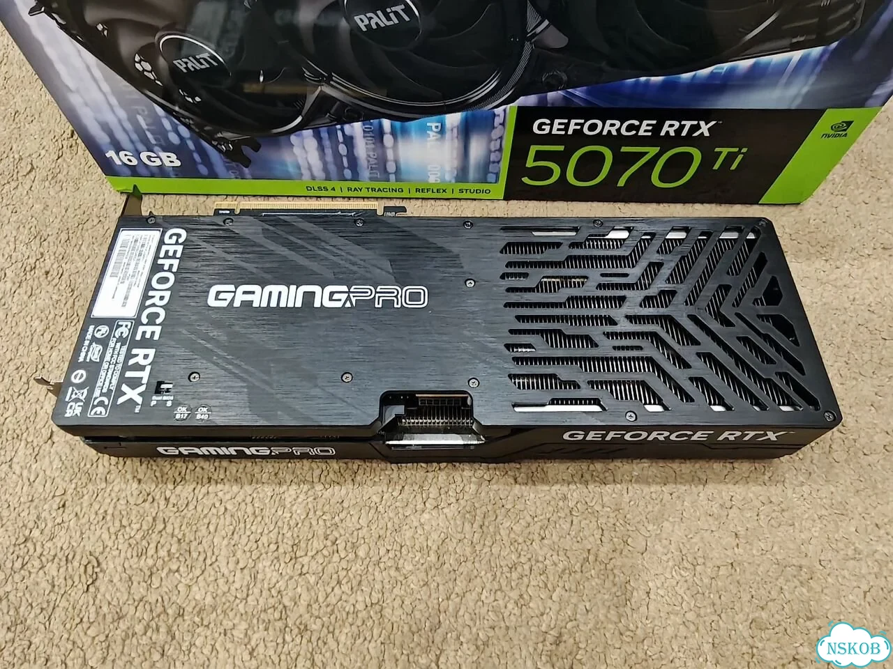 Palit RTX 5070 Ti 16gb на гарантии днс фото 4
