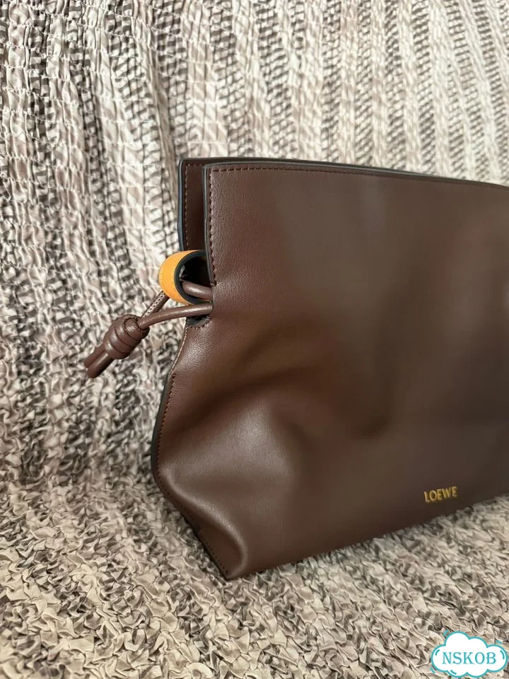 Сумка loewe flamenco, шоколадная фото 3