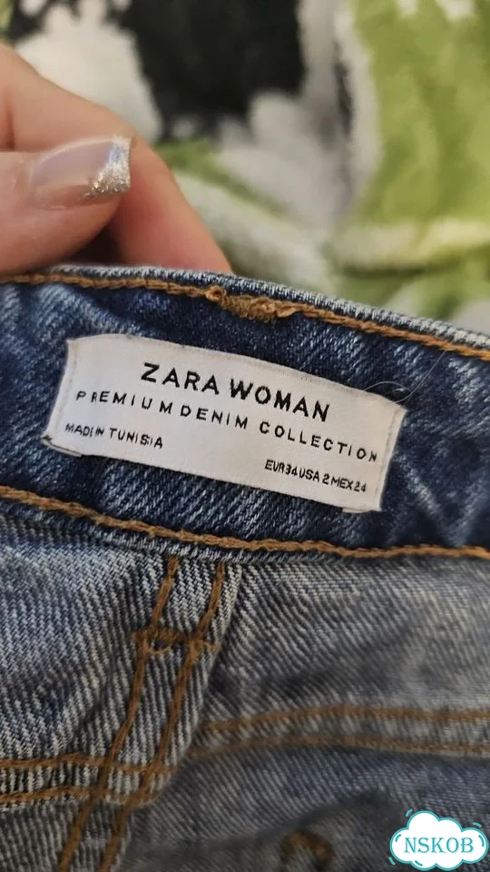 Пакет джинс и юбка шортв zara фото 3