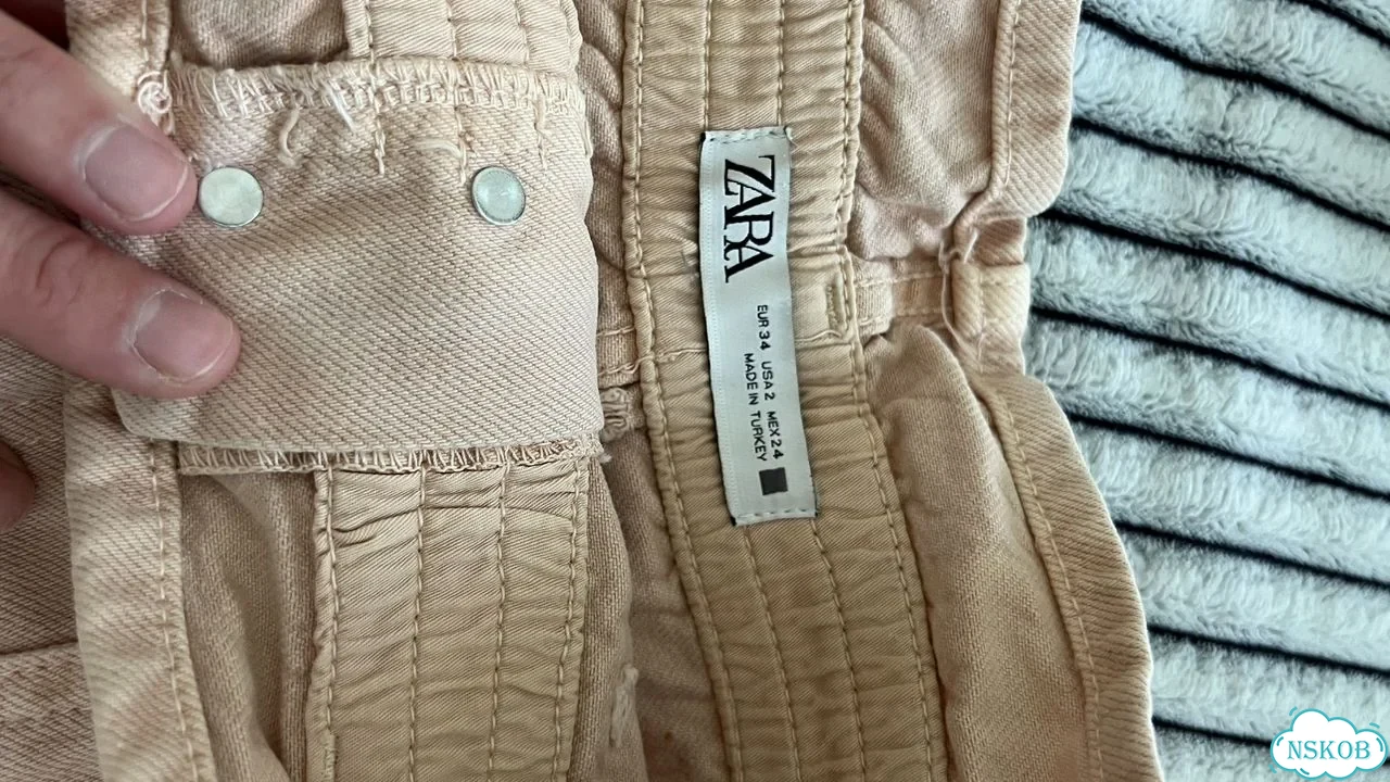 Шорты персиковые zara фото 3