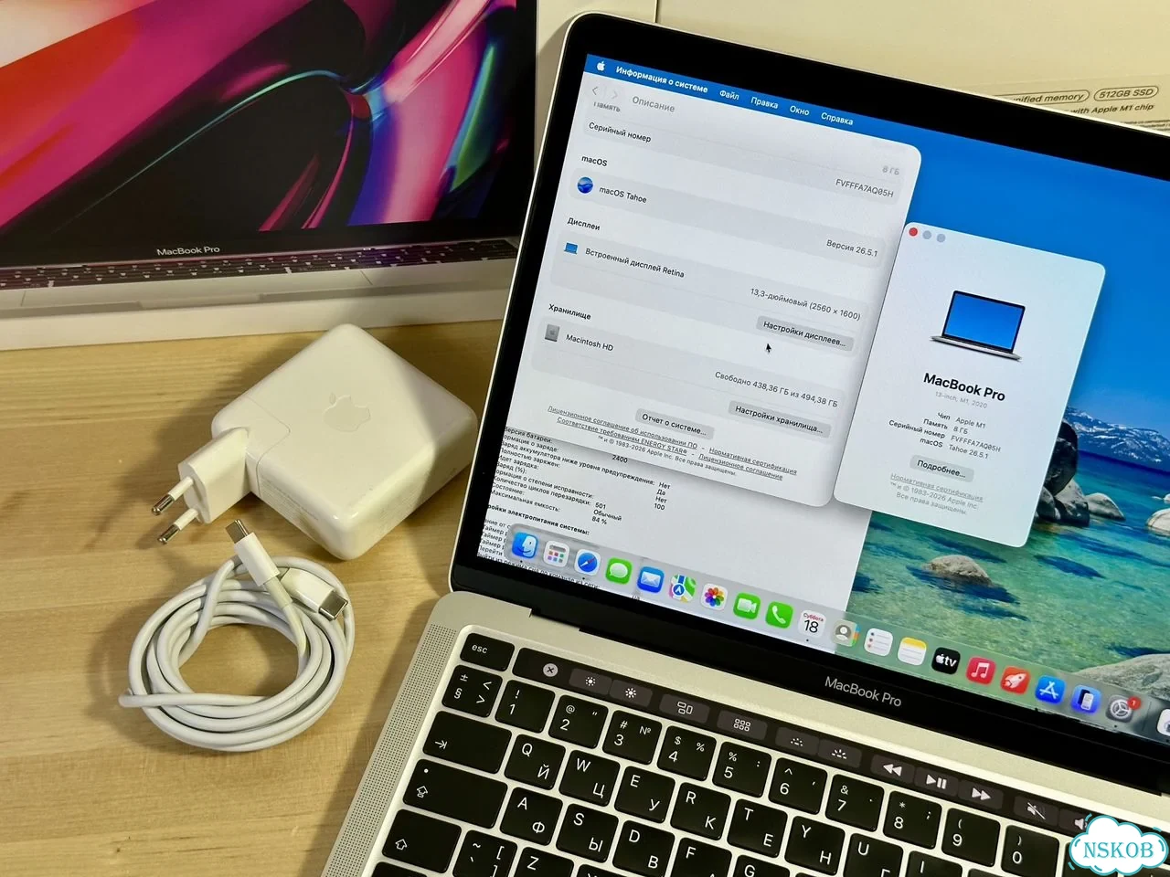 Отличный MacBook Pro M1 512GB фото 5