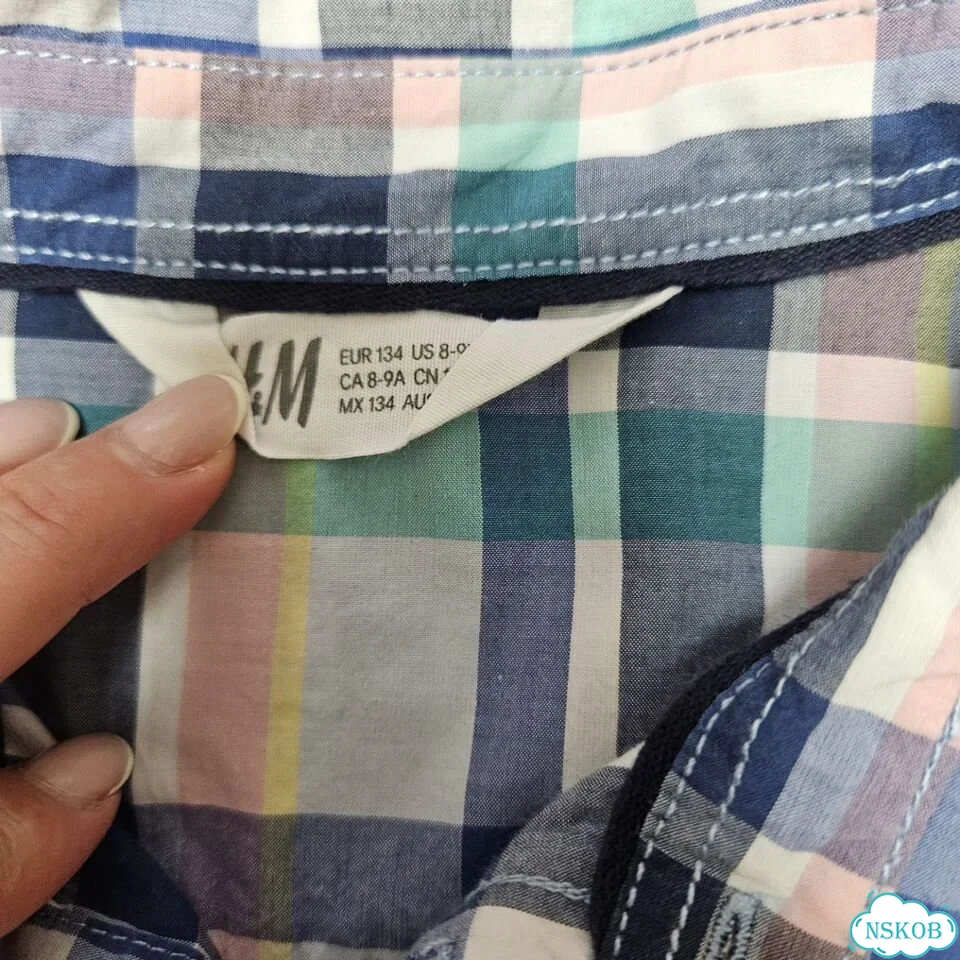 Рубашки с длинным рукавом H&M, Yigga, 134- 146 фото 6