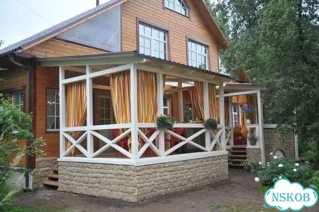 Пристройки к дому Терассы/Беседки/Бани фото 2