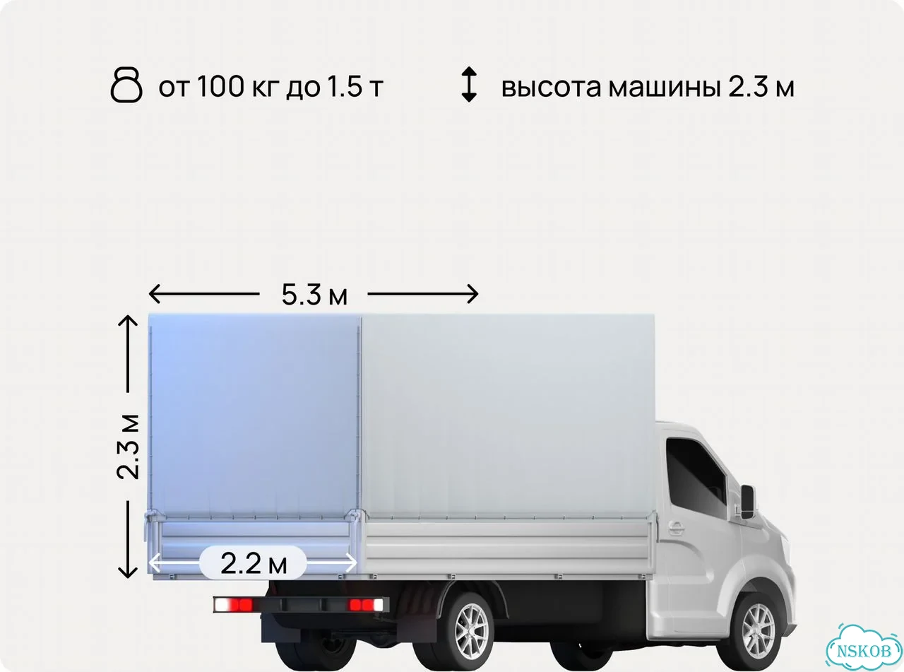 Грузоперевозки Газель 5,3 м. Барабинск фото 2