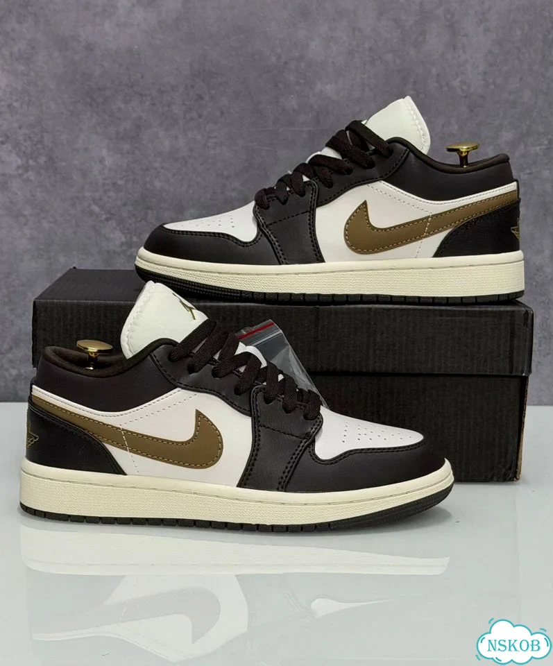 Nike Jordan 1 коричневые 37-45 фото 3