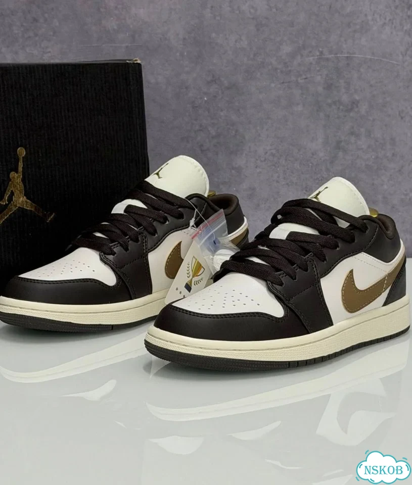 Nike Jordan 1 коричневые 37-45 фото 8