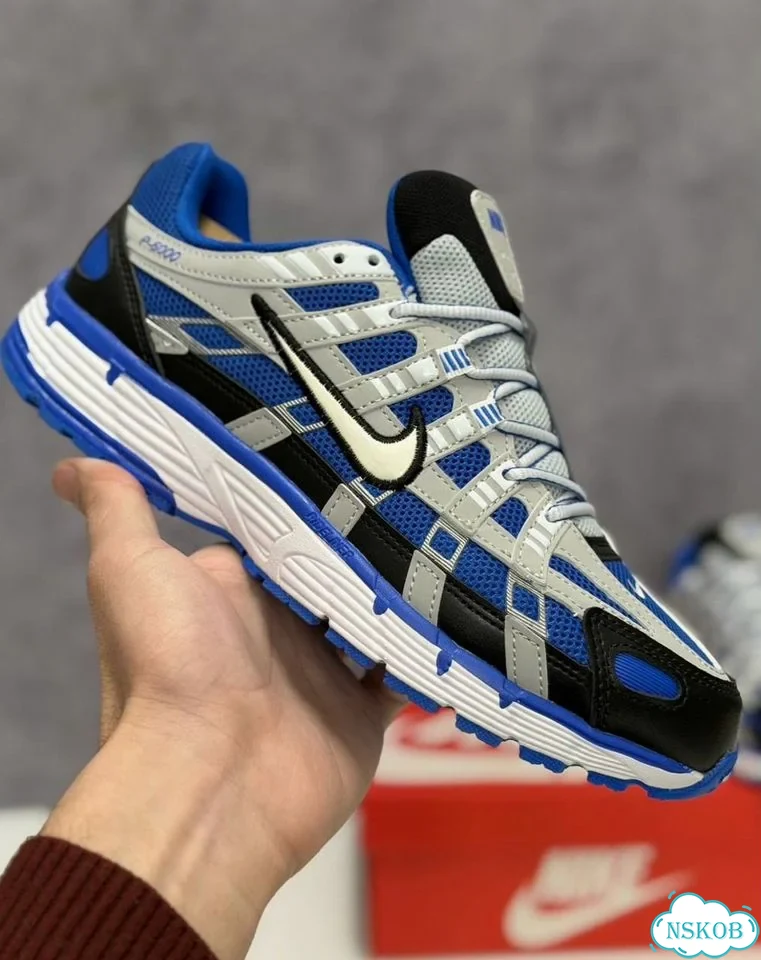 Кроссовки nike P6000 синие фото 1