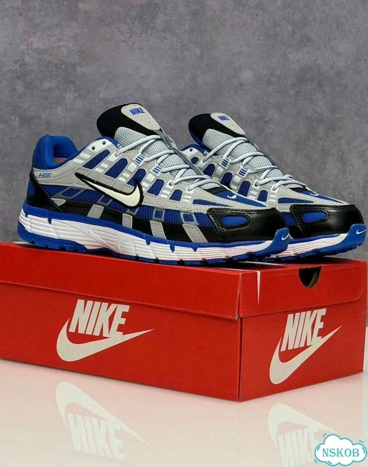 Кроссовки nike P6000 синие фото 4