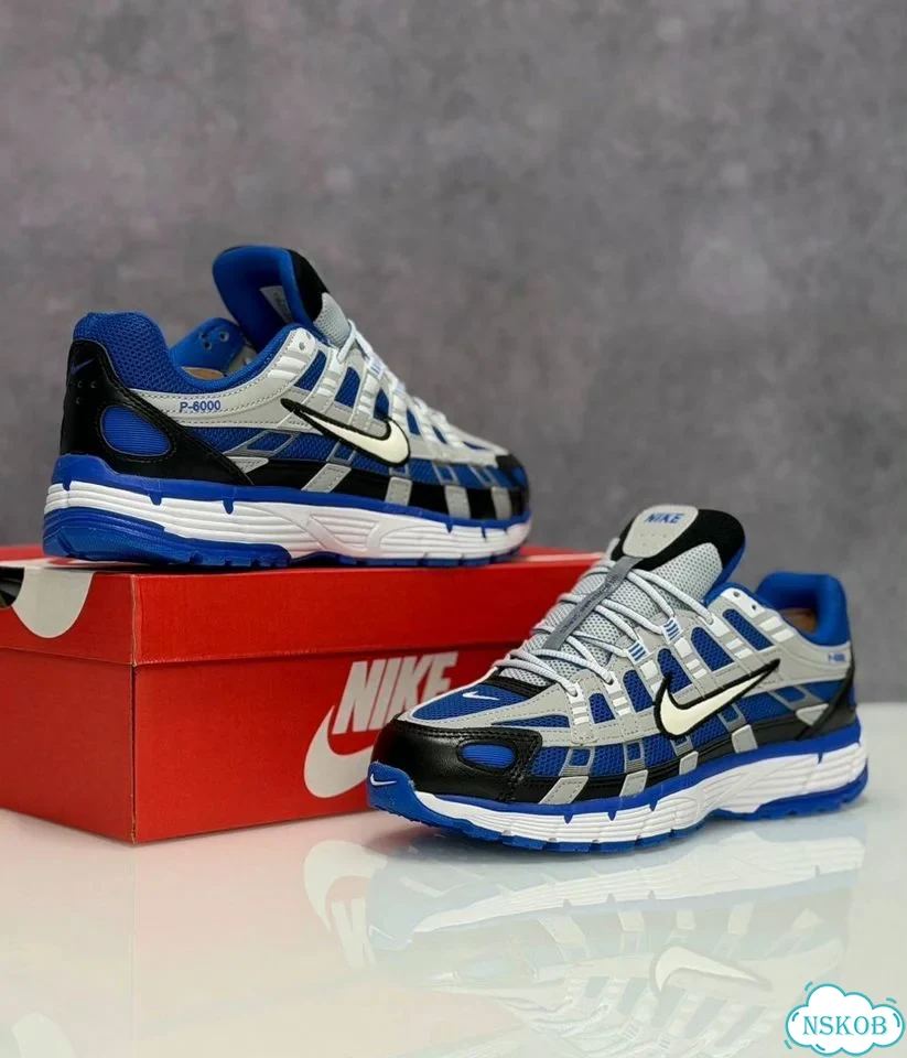 Кроссовки nike P6000 синие фото 5